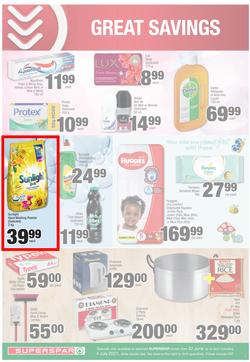SUPERSPAR COUNTRY EASTERN CAPE : Our Best For less (22 June - 4 July 2021) Valid in Butterworth, Daku, Ndu, New Brighton, Stanford Square, Tams, Zonke, page 7