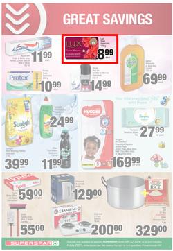 SUPERSPAR COUNTRY EASTERN CAPE : Our Best For less (22 June - 4 July 2021) Valid in Butterworth, Daku, Ndu, New Brighton, Stanford Square, Tams, Zonke, page 7