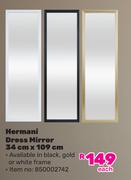 Hermani Dress Mirror 34cm x 109cm-Each