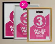 Abby Photo Frame 3 Pack 210 x 297mm-Each