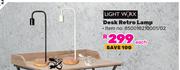 Light Worx Desk Retro Lamp-Each