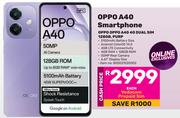 Oppo A40 4G Smartphone