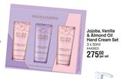 Baylis & Harding Jojoba, Vanilla & Almond Oil Hand Cream Set-3 x 50ml Per Set