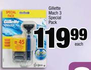 Gillette Mach 3 Special Pack-Each