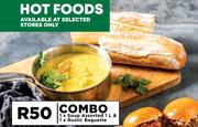 1 x Soup Assorted1L & 1 x Rustic Baguette-Combo
