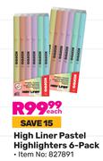 Kores High Liners Paster Highlighters (6-Pack) 827891