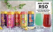 Score Energy Drinks Assorted-For Any 5 x 500ml