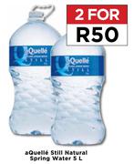 Aquelle Still Natural Spring Water-For 2 x 5L