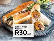 Subs Or Wraps Assorted-Each