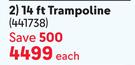 Bounceking 14 Ft Trampoline