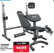 Trojan Pro Series Bench With Rack