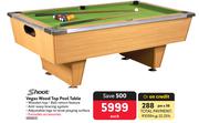 Shoot Vegas Wood Top Pool Table
