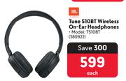 JBL Tune 510 BT Wireless On Ear Headphones