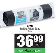 Spar Budget Refuse Bags-20s Each