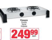 Pineware Double Spiral Hotplate-Each