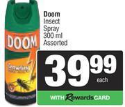Doom Insect Spray Assorted-300ml Each