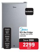 Midea 93L Bar Fridge HS-121LN