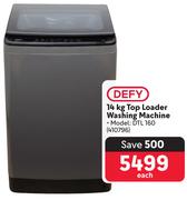 Defy 14Kg Top Loader Washing Machine DTL 160