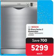 Bosch 12 Place Series 2 Dishwasher SMS24AI01Z