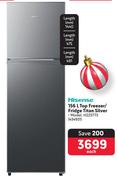 Hisense 156L Top Freezer/Fridge Titan Silver H225TTS