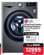 LG 12Kg Front Loader Washing Machine F4V9BWP2E