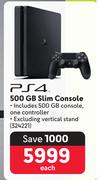 PS4 500GB Slim Console