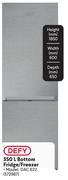 Defy 350L Bottom Fridge/Freezer DAC 622