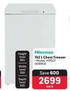 Hisense 142L Chest Freezer H175CF