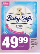 Baby Soft Toilet Tissue Rolls(Selected) 2 Ply-9s Per Pack