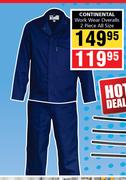 Continental Work Wear Overalls-2 Piece 