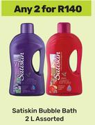 Satiskin Bubble Bath Assorted-For Any 2 x 2Ltr