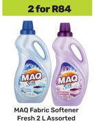 MAQ Fabric Softener Fresh Assorted-For 2 x 2Ltr
