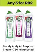 Handy Andy All Purpose Cleaner Assorted-For Any 3 x 750ml