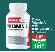 Biogen Vitamin A With Beta-Carotene-60 Capsules