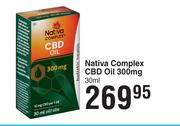 Nativa Complex CBD Oil 300mg-30ml