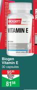 Biogen Vitamin E-30 Capsules