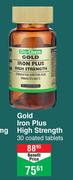Gold Iron Plus High Strength-30 Coated Tablets