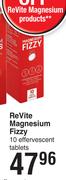 ReVite Magnesium Fizzy-10 Effervescent Tablets