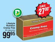 Lifestyle Nutrition Cramp Free-60 Capsules 