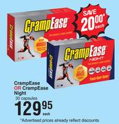 Cramp Ease Or Cramp Ease Night-30 Capsules Each