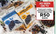 Food Lover's Jumbo Mixed Raisins Or Jumbo Seedless Raisins-1Kg Each