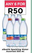 Aquelle Sparkling Water Assorted-For Any 6 x 500ml