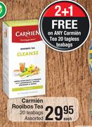 Carmien Rooibos Tea Assorted-20 Teabags Each