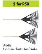 Addis Garden Plastic Leaf Rake-For 2