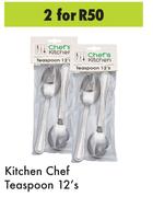 Kitchen Chef Teaspoon-For 2 x 12's