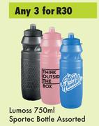 Lumoss Sportec Bottle Assorted-For 3 x 750ml