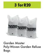 Garden Master Poly Woven Garden Refuse Bags-For 3