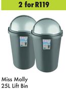Miss Molly 25L Lift Bin-For 2
