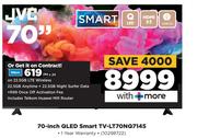 JVC 70" QLED Smart TV-LT70NQ7145