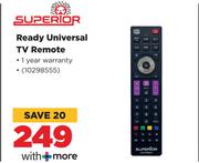 Superior Ready Universal TV Remote